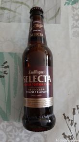 Collectable Beer: LLENA SAN MIGUEL SELECTA CERVEZA TOSTADA EXTRA 33 CKL